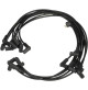 Ignition Wire Set, For Mercruiser 5.0L, 5.7L, w/Thunderbolt Ign. 90º Boots with 8mm mag - Replace 816761Q4 - WK-934-1032 - Walker